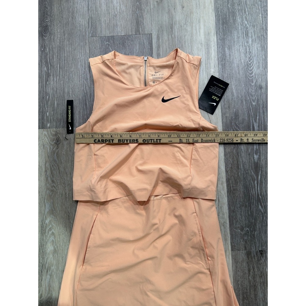 Nike Golf Flex Ace Dress Womens XS Coral Dri Fit Sleeveless Tennis CI9806-885 - Picture 6 of 14